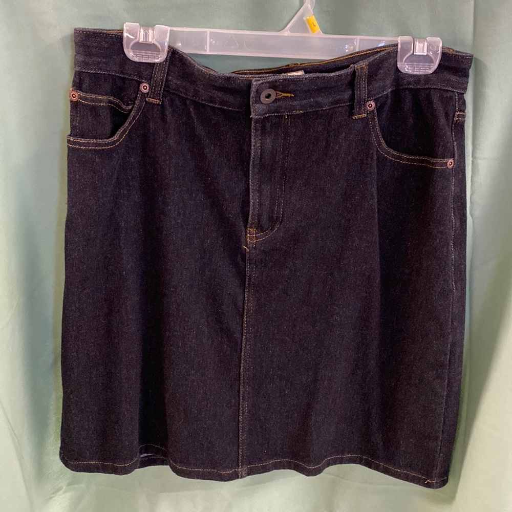 L.L. Bean denim skirt, size 10
